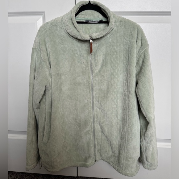 jason maxwell Jackets & Blazers - Jason Maxwell Fleece Jacket Light Zip Up Size Large